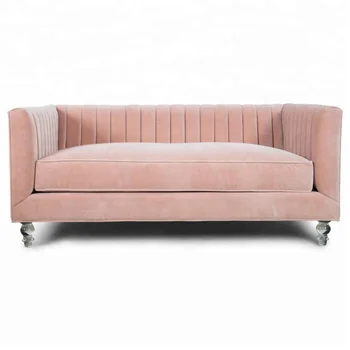 Hot Luxury Pink Velvet Fabric 2 Seater Sofa For Wedding Event Party Al Sofas Product On