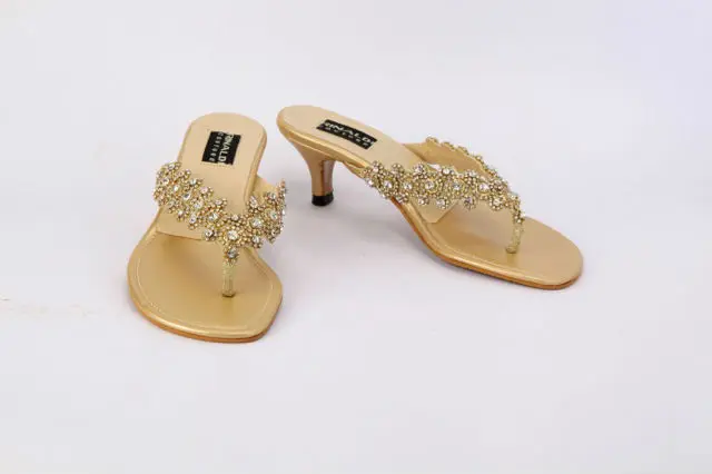 Tumit Menengah Pengantin Sandal Buy Permata Sandal Tumit Tinggi