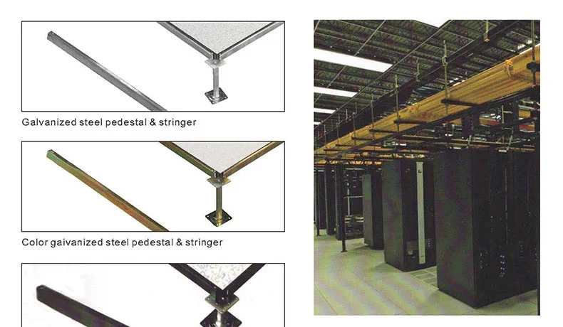 Calcium Sulphate Raised Floor Data Center Perforated Raised Floor Tiles,Cable Raised Floor