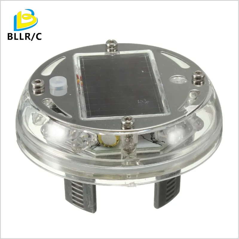 Free Shipping 2pcs Waterproof Led Colorful Light Programmable Solar