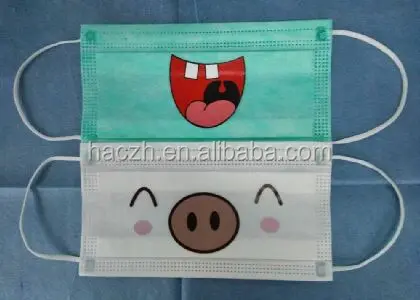 Factory wholesale funny 3D disposable dental face mask