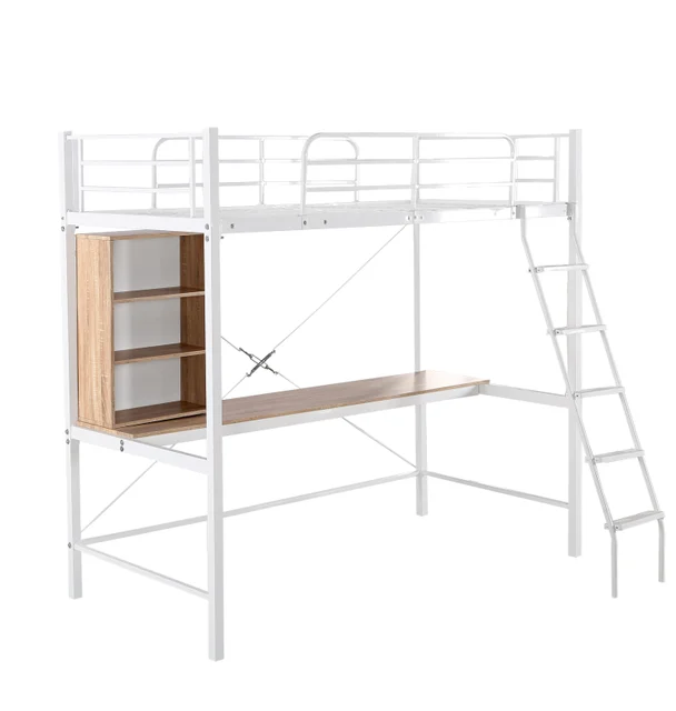 Student Bunk Bed With Study Table Metal Bunk Bed With Desk Buy