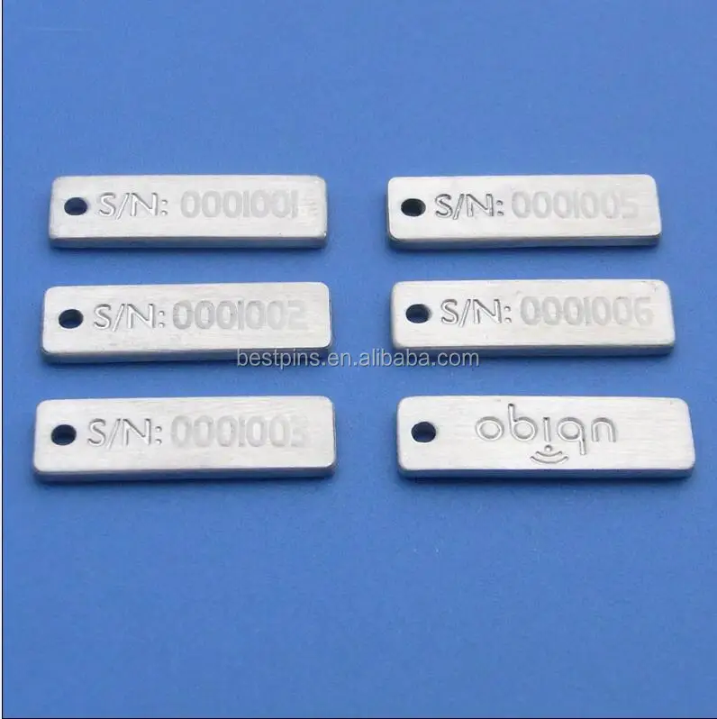 numbers 20mm Engraved 15mm