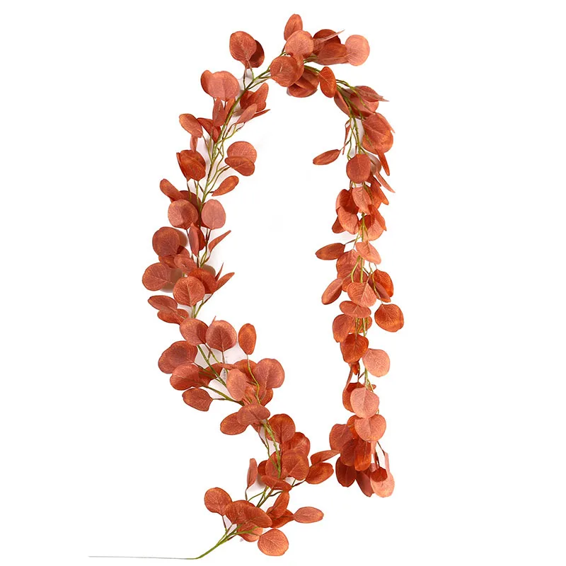 Wholesale Cheap Artificial Eucalyptus Garland Simulation Garland Silver