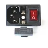 AC-01 (installation Spacing 1.0) Plug Socket Switch with Lamp 4 Feet Without Fuse AC Seat Rocker Switch