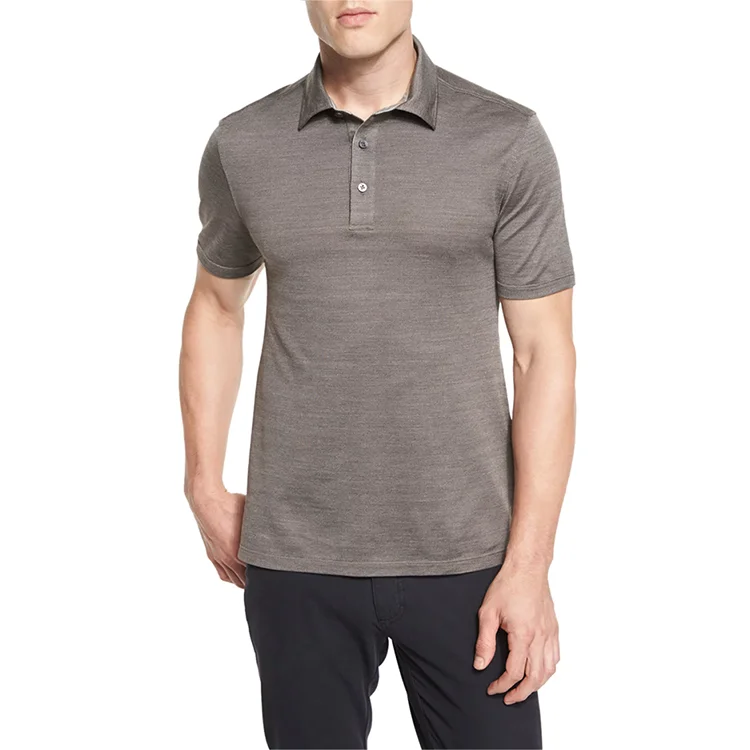 double mercerised cotton polo shirts