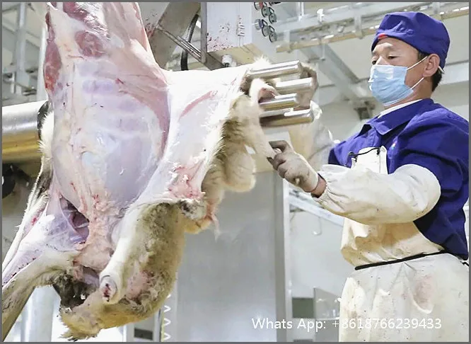 High quality sheep skinning machine goat slaughtering equipment