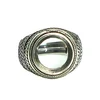 Beadsnice 925 sterling silver thai tray bezel cup ring bases for jewelry making ID 31738