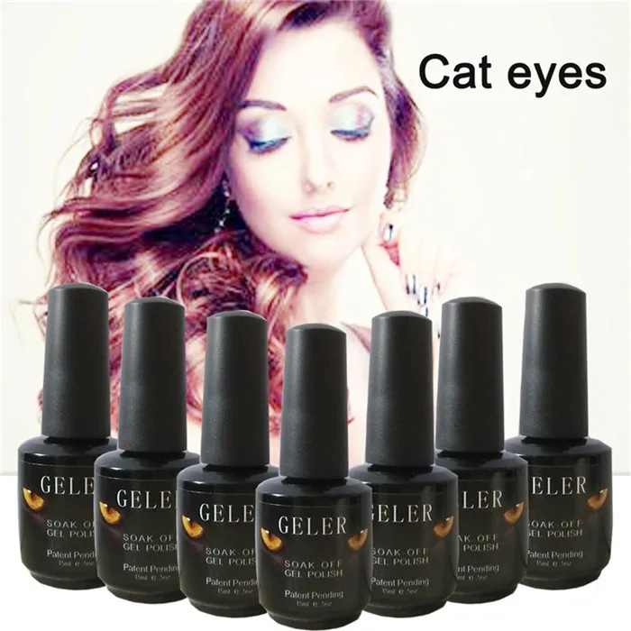 Professional Uv Gel Polish 15ml 40 Colors Cat Eye Nail Gel Polish ...