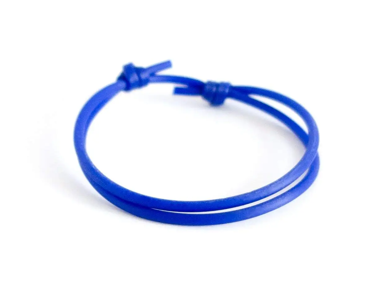 Mens Silicone Bracelet Find Deals On Get Quotations Sliding Bracelet Clasp Knot Mens Blue Rope Adjule Jewelry Silicone Athletic Cord Cuff Fishing Fitness Gift