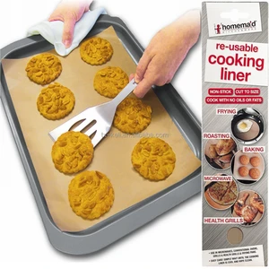 as seen on tv reusable fiberglass baking sheet with non-stick