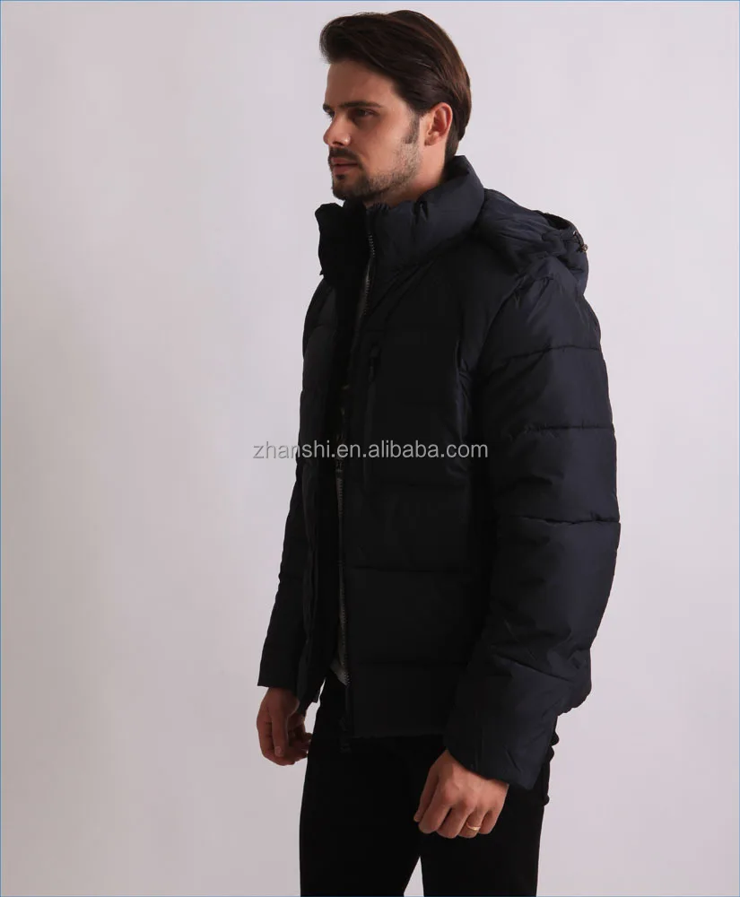 Men Fitted Ultra Thin Lightweight Goose Down Jacket With Hood Buy