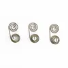 Conduction electricity tower type return spring for toy
