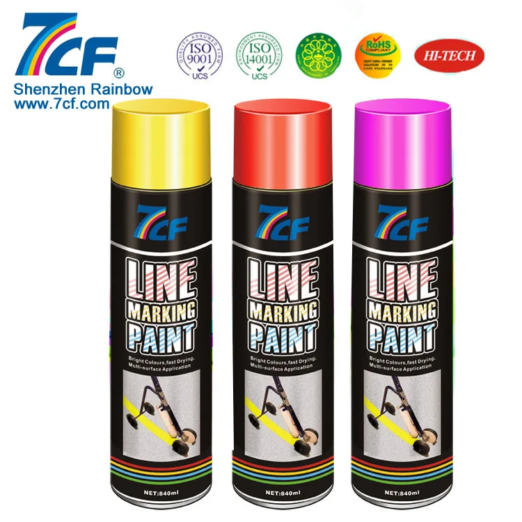 Lawn Grass Non Toxic Colorful Line Marking Spray Paint Buy Colorful
