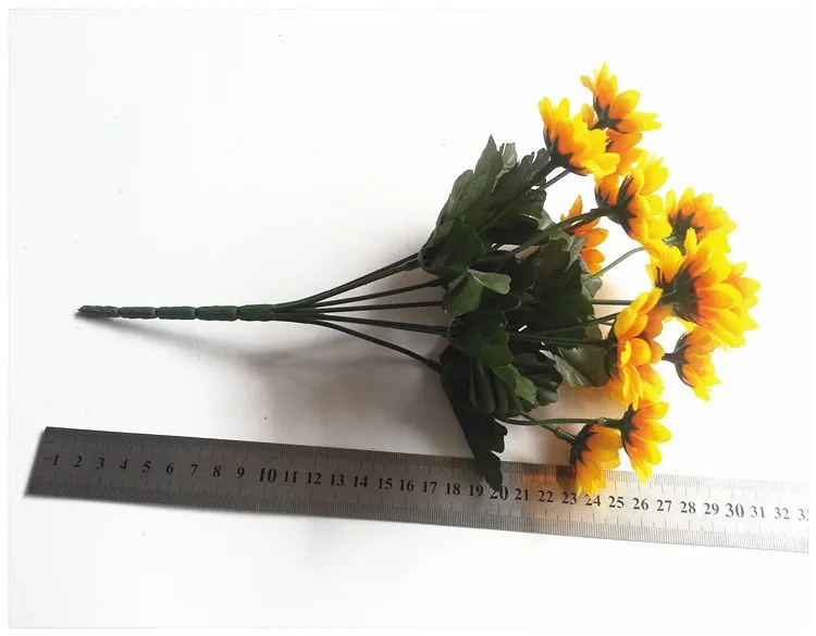 High Quality Bouquet Sunflower Artificial Silk Sunflowers For Home