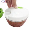 CHRT Multifunction High Speedy Plastic Kitchen Cord Vegetable Chopper Food Shredders Minced Cutter Slicer for Hand Pull