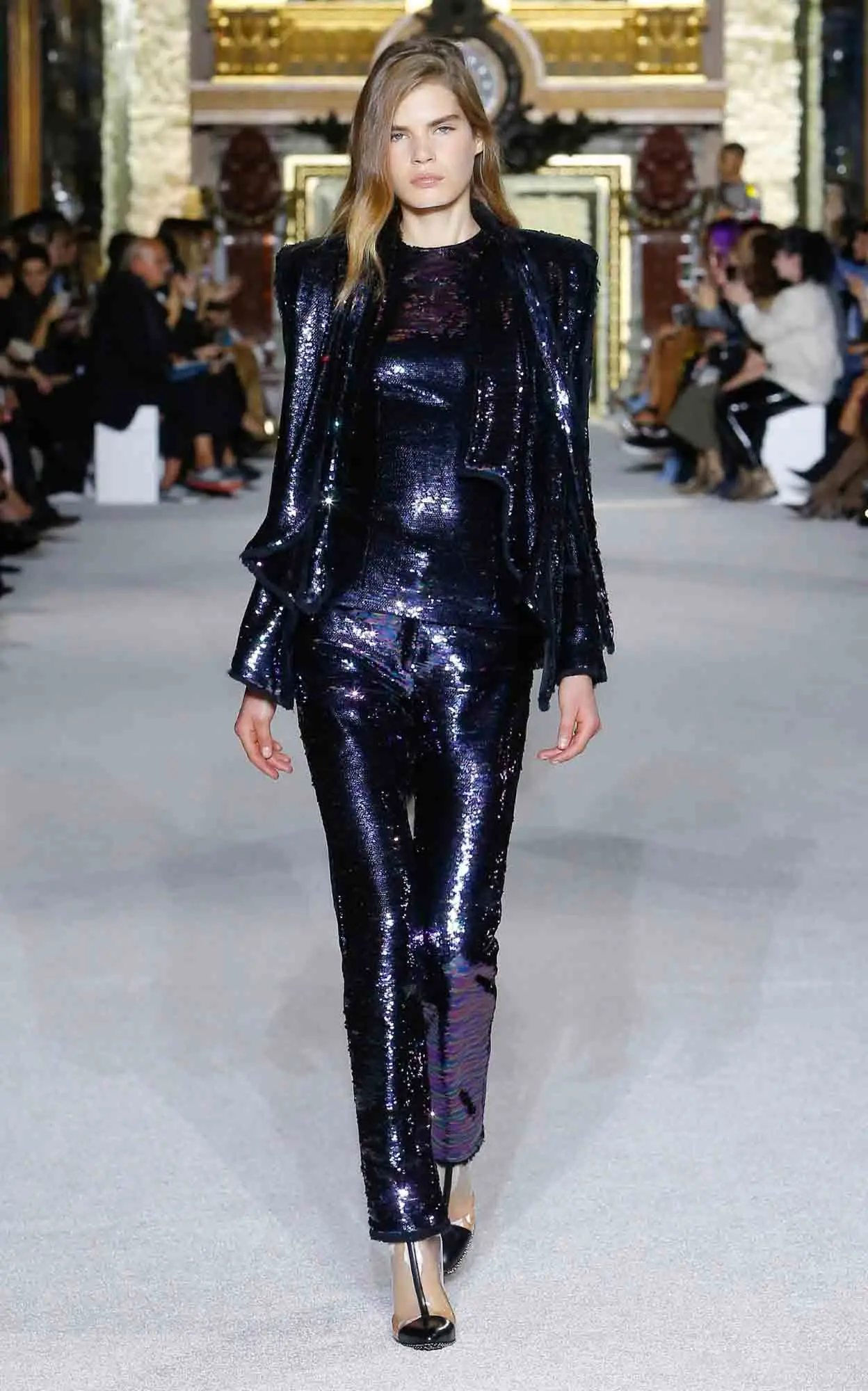 sequin trouser suit ladies