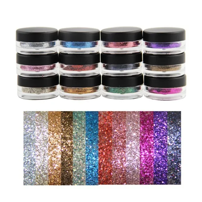 Bibiwow Waterproof Loose Cosmetic Glitter Pots Single Private Label ...