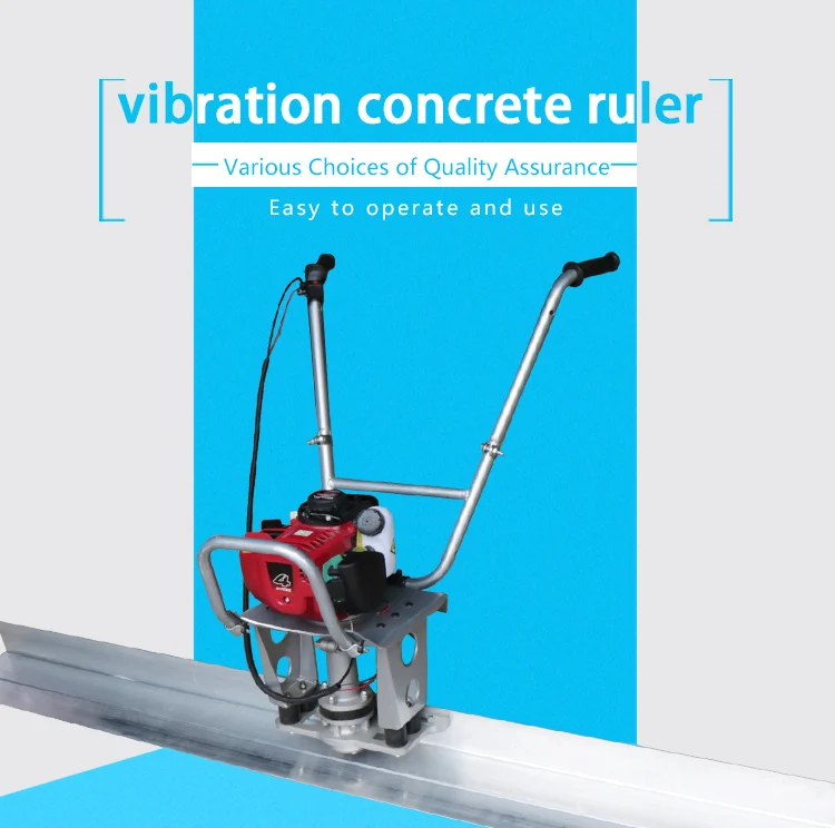 2019 Gx35f Concrete Hand Screed Vibration Machine Gasoline 3m Concrete