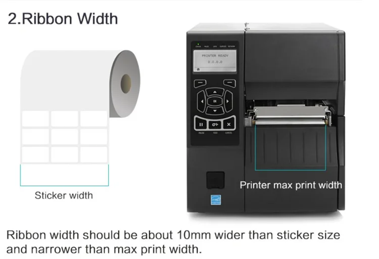 TTO thermal transfer printer ribbons TTR