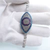 factory sale cute girls bracelet multi color cz adjust sized women fashion bracelet