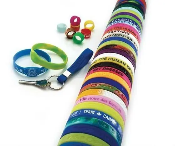 silicone friendship bands good promotional gifts