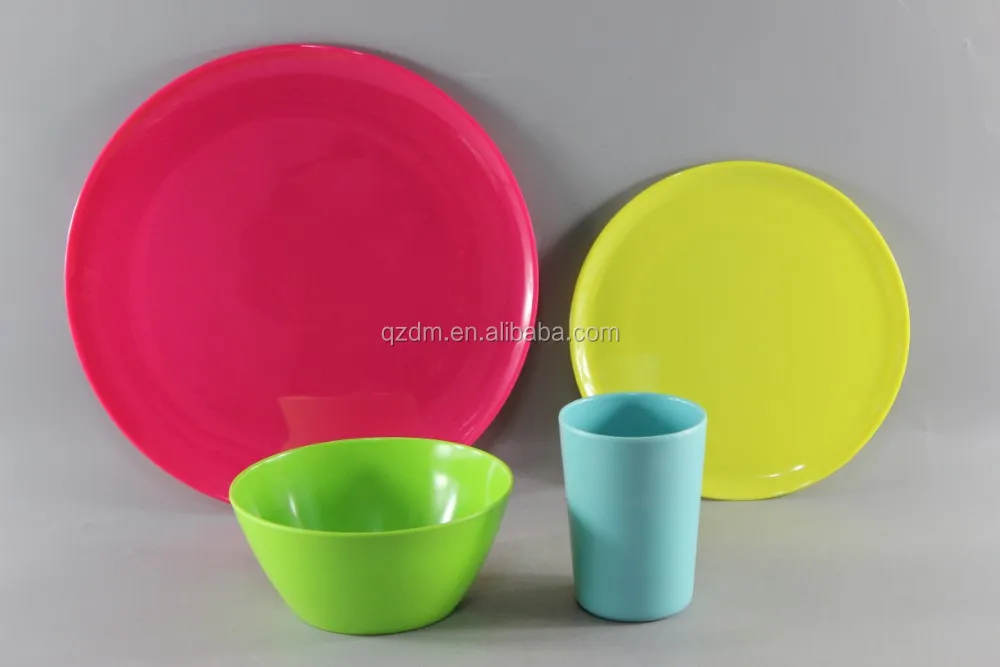 Popular Melamine Colorful Dinner Set/Cute Melamine Tableware