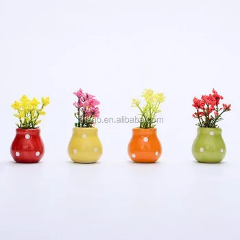 Kreatif Keramik  Pot  Bunga Mini Buatan Tanaman Hias Untuk  