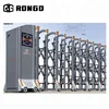 Aluminium retractable gates security folding gates/electronic accordion gates