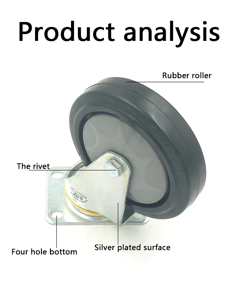Flat Furniture Fixed 4 Inch Silicone Polyurethane Miniature
