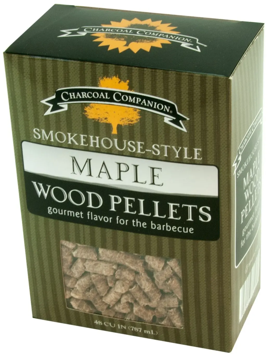 Charcoal Companion Smokehouse-Style Wood Pellets 1 lb (Maple) - CC6048