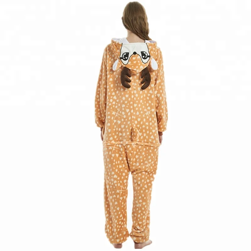 christmas onesie pajamas reindeer