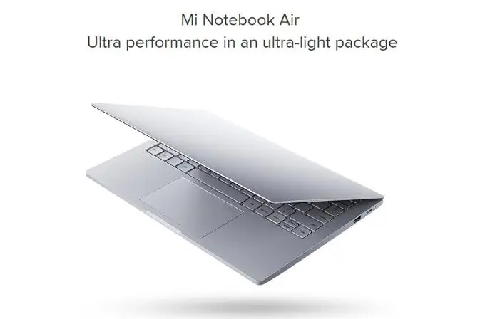 xiaomi notebook air 13.3 specs