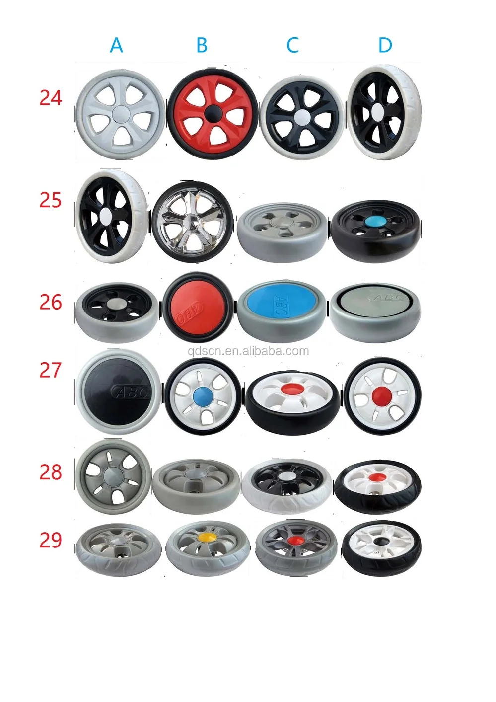 tricycle wheels and tires