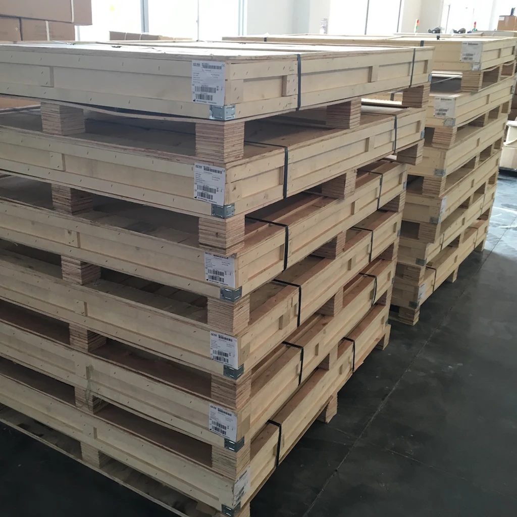 > 所有空运建议也由托盘包装!