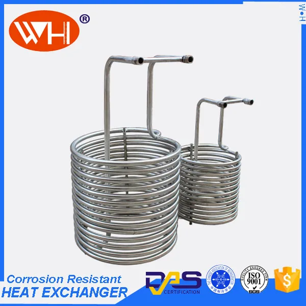 best selling stainless steel tubing coil heat exchanger for xcmg spares parts