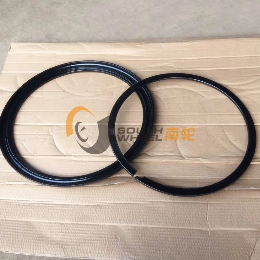 Forklift Wheel Rims 5.00s12,4piece Rim With Lock Ring,Side Ring,Bead