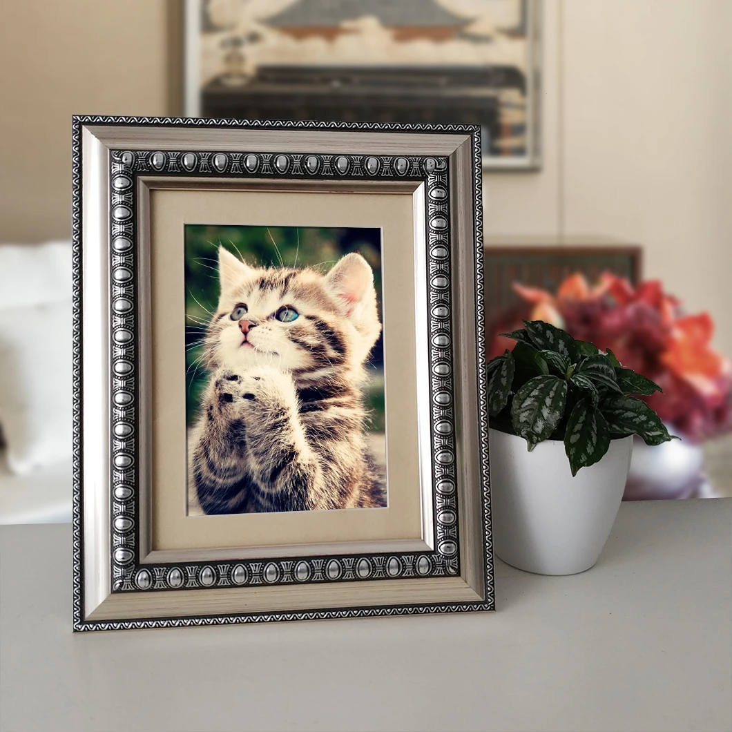 High Quality Silver Gold Ps Moulding Picture Frame Buy Multiple Photo Frames,Baroque Picture