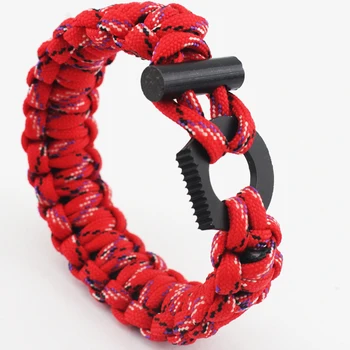 3mm Soft Nylon Paracord Weave Survival Bracelet With Custom Size 3mm Soft Nylon Paracord Weave Survival Bracelet With Custom Size Style