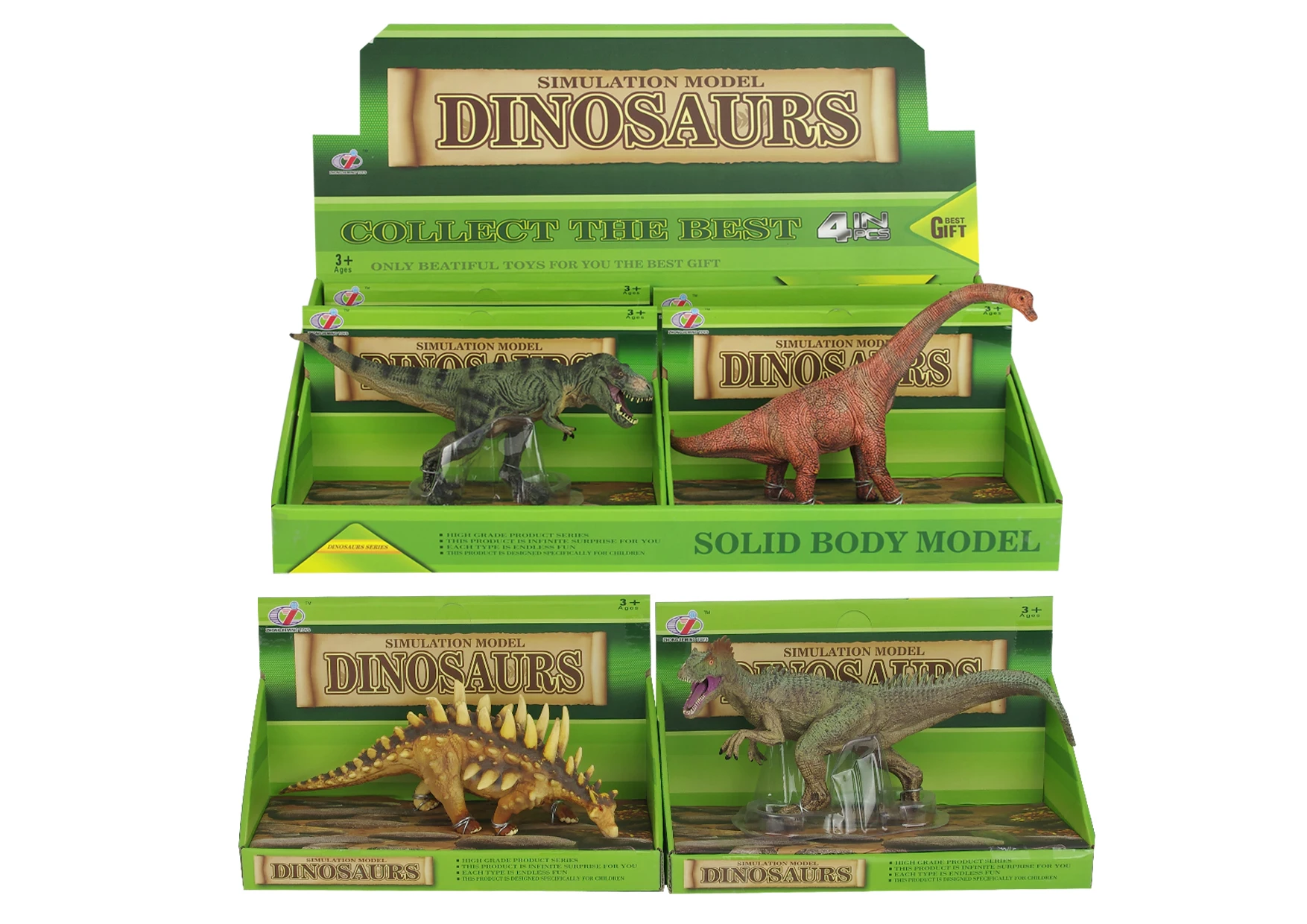 Dinosaur Rubber For Kid New Play Set King Dinosaur Toy With Solid Body ...