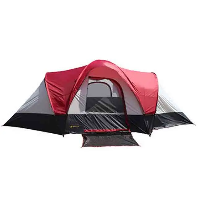 Fast delivery double layers waterproof camping tent for 8 person with premium fiberglass pole C01-RS0001