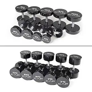 Buy Cap Barbell Sdu Commercial Urethane Pro Dumbbell Set 5 To