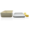 AmazonTraditional Box Leakproof Lunch Box Bamboo Fiber Tableware Can Be Microwaved Oven with Lunch Bag