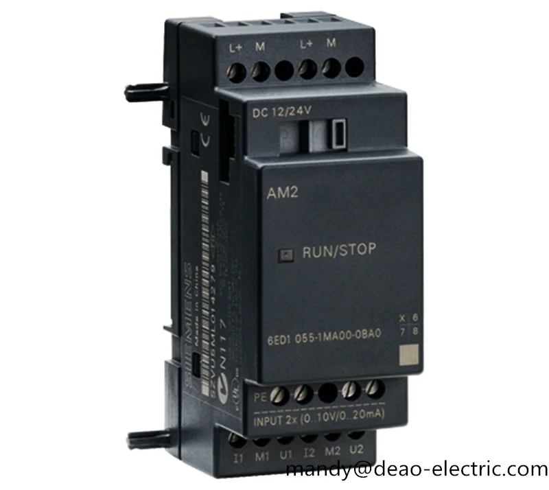 6ed1055-1ma00-0ba0 siemens logo am2 módulo de extensión dc 12//24v