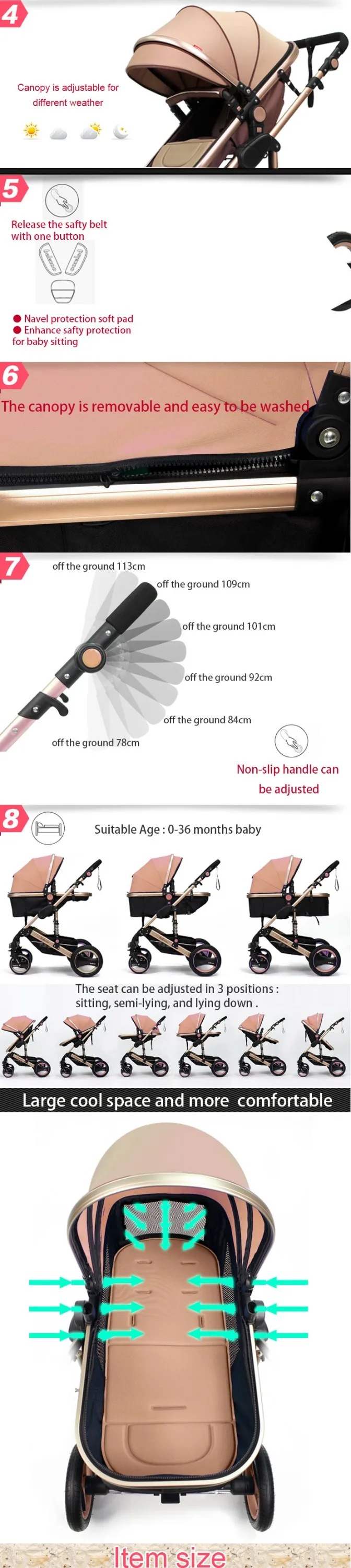 belecoo q3 baby stroller