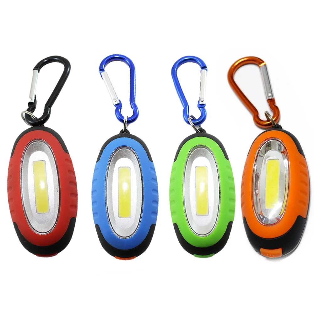 Wholesale price COB mini LED flashlight key chain light with magnet supplier