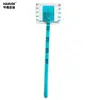 Extended microfiber bathroom cleaner and tile mop