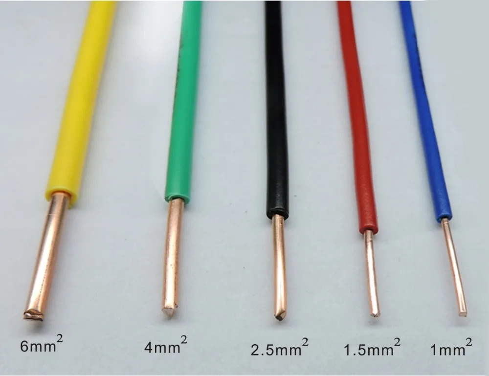 Bv 1.5mm2 Flexible Electric Cable Solid Copper With Cpr/bv Cable Solid ...