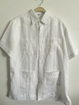 short sleeve white linen shirts