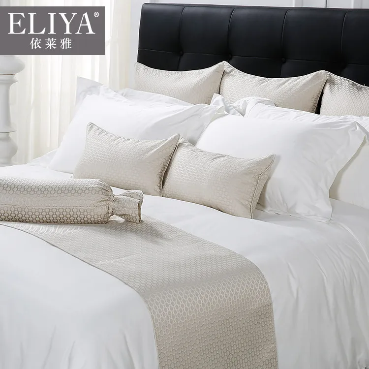 Five star hotel customised king bed sheets 1000 tc ,sheets made for ...